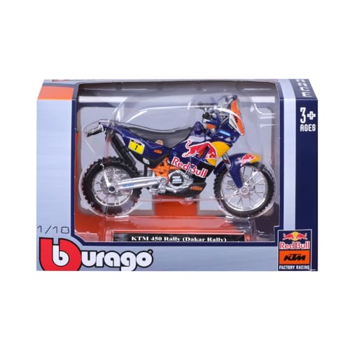 KTM 450 Rally [Bburago 51072] Factory Racing Team 1:18 Die Cast, Sortiert