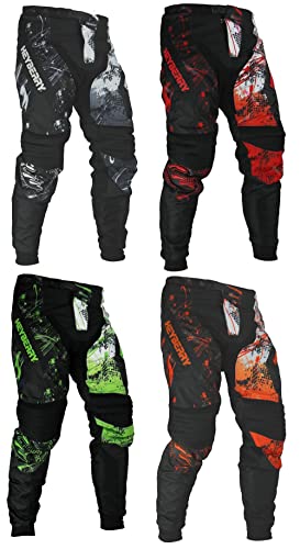 HEYBERRY Motocross Enduro Quad Hose schwarz weiß Gr. XL