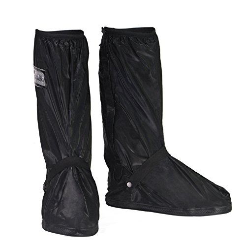 HSEAMALL Schuhüberzieher wasserdicht,Regenüberschuhe Wasserdicht Überschuhe,Outdoor Rutschfester Schuhüberzieher Fahrrad Regenschutz Regenschuhe (43/45 EU)