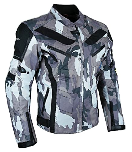 HEYBERRY Motorrad Jacke Motorradjacke Camouflage Urban Gr. 6XL