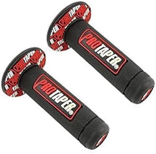 Forspero Motorrad Dirt Pit Bike 7/8Inch Lenker Rubber Brake Hand Grips-Rot