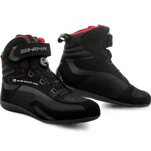 SHIMA Herren Exo Mens Motorradschuhe, Schwarz, 45 EU EU