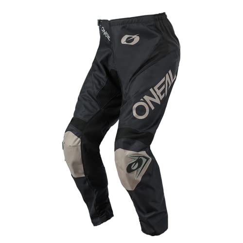 O'NEAL | Motocross-Hose | MX Enduro | Maximale Bewegungsfreiheit, Atmungsaktives & langlebiges Design, Luftdurchlässiges Innenfutter | Pants Matrix Ridewear | Erwachsene | Schwarz Grau | Größe 32/48