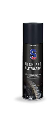 Dr. Wack - S100 High End Kettenspray 300 ml I Premium Motorrad-Kettenöl für extreme Belastungen I Kettenspray für alle Motorräder I Hochwertige Motorradpflege – Made in Germany