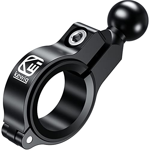 BRCOVAN Aluminiumlegierung Lenker-Montagebasis mit 17mm-TPU-Kugel für Schienen mit Durchmesser von 0,5''/0,87''/1''/1,26'', Kompatibel mit Garmin GPS-Halterungen mit 17-mm-Kugelpfanne