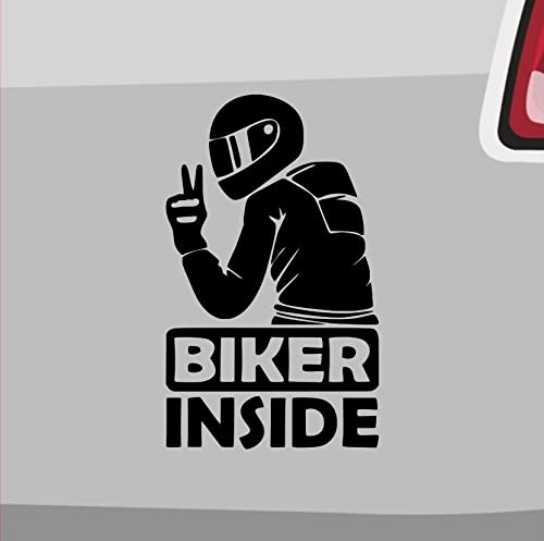 Biker Inside Respekt -6 Größen 21 Farben- Aufkleber Motorrad Sticker Peace Biken