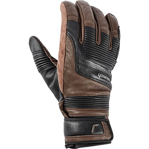 Reusch Motorradhandschuhe lang Motorrad Handschuh Urban Cruiser Lederhandschuh lang braun 10, Herren, Lifestyle, Ganzjährig