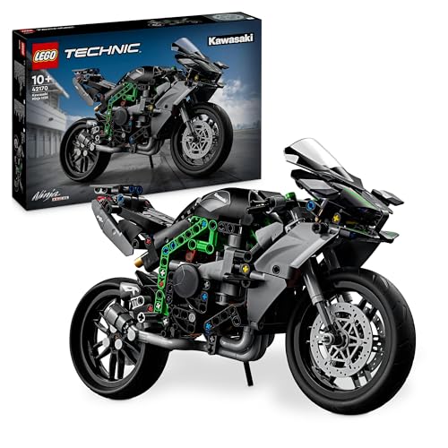 LEGO Technic Kawasaki Ninja H2R Motorrad, Geschenk für Kinder & Erwachsene zum Geburtstag, Dekoration, Spielzeug, Modell für Jungen und Mädchen ab 10 Jahren 42170