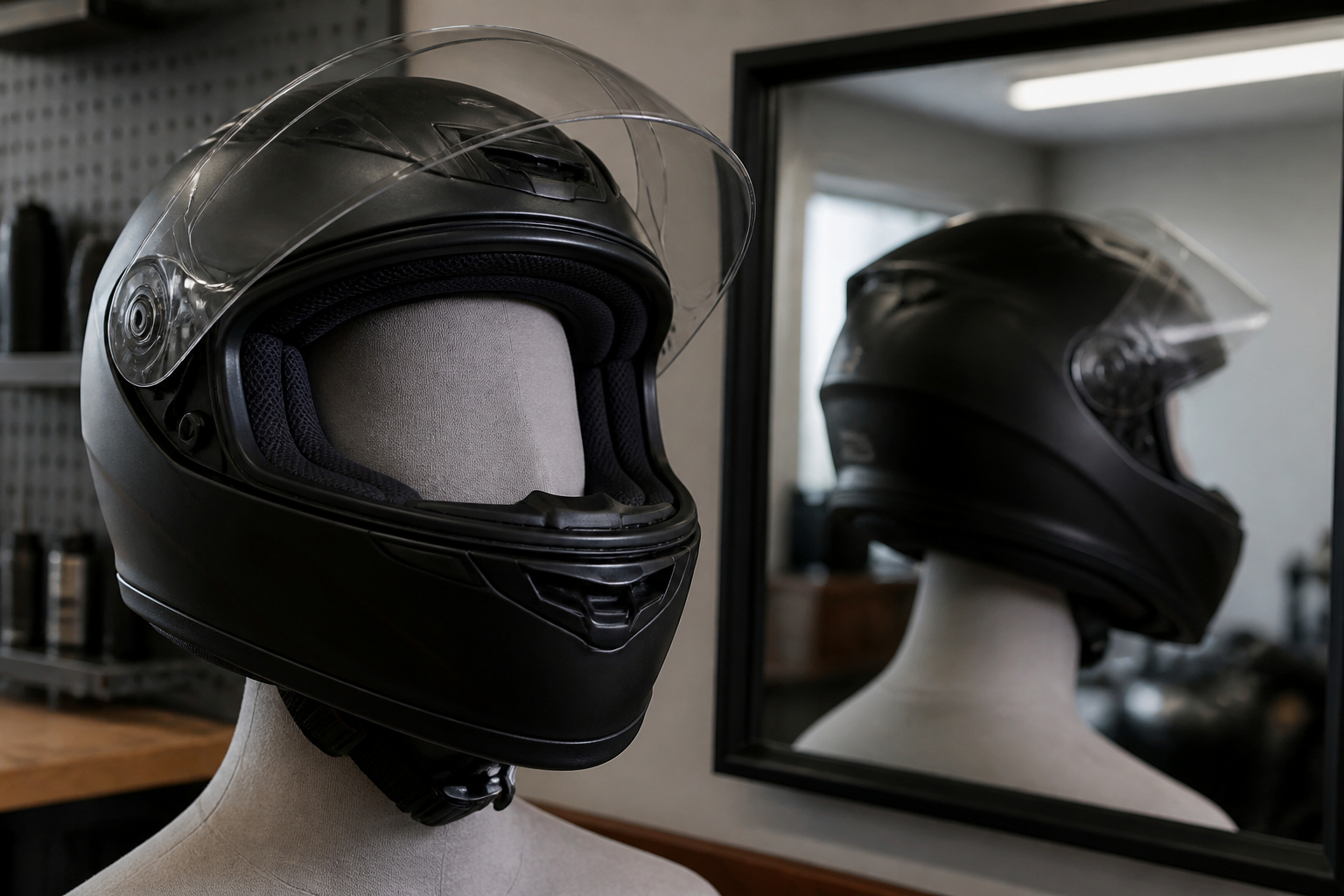 Motorradhelm richtig anprobieren und Passform prüfen