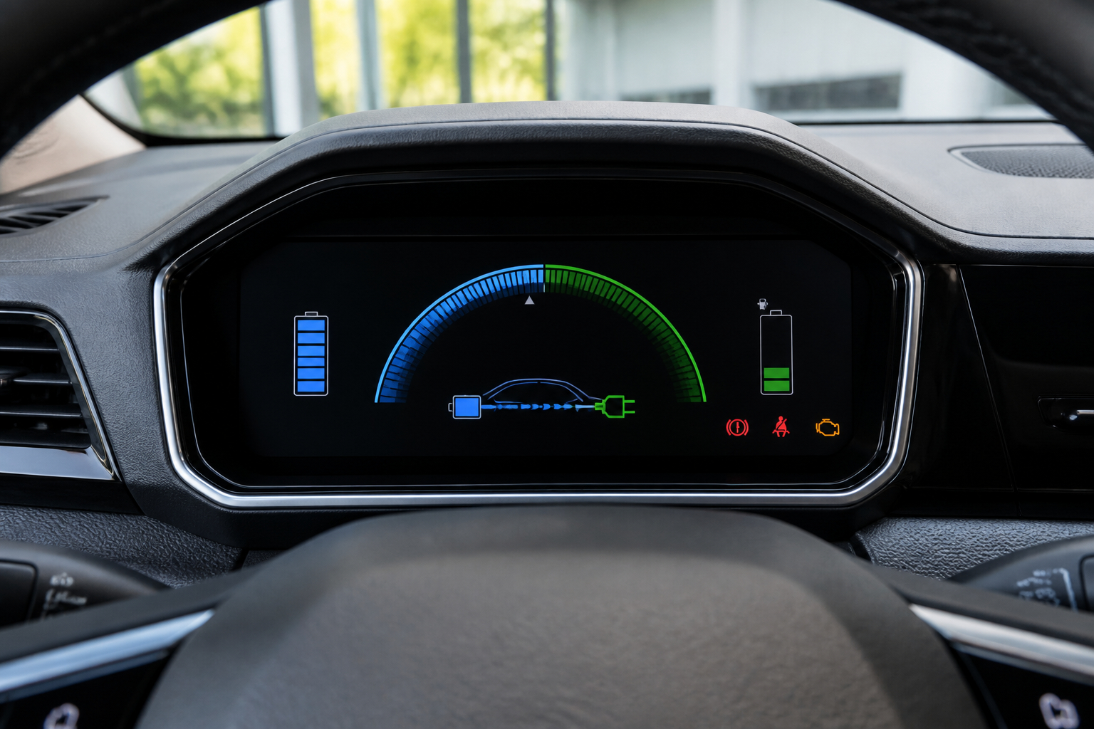 Batterieanzeige und Ladezustand im Plug-in-Hybrid kontrollieren