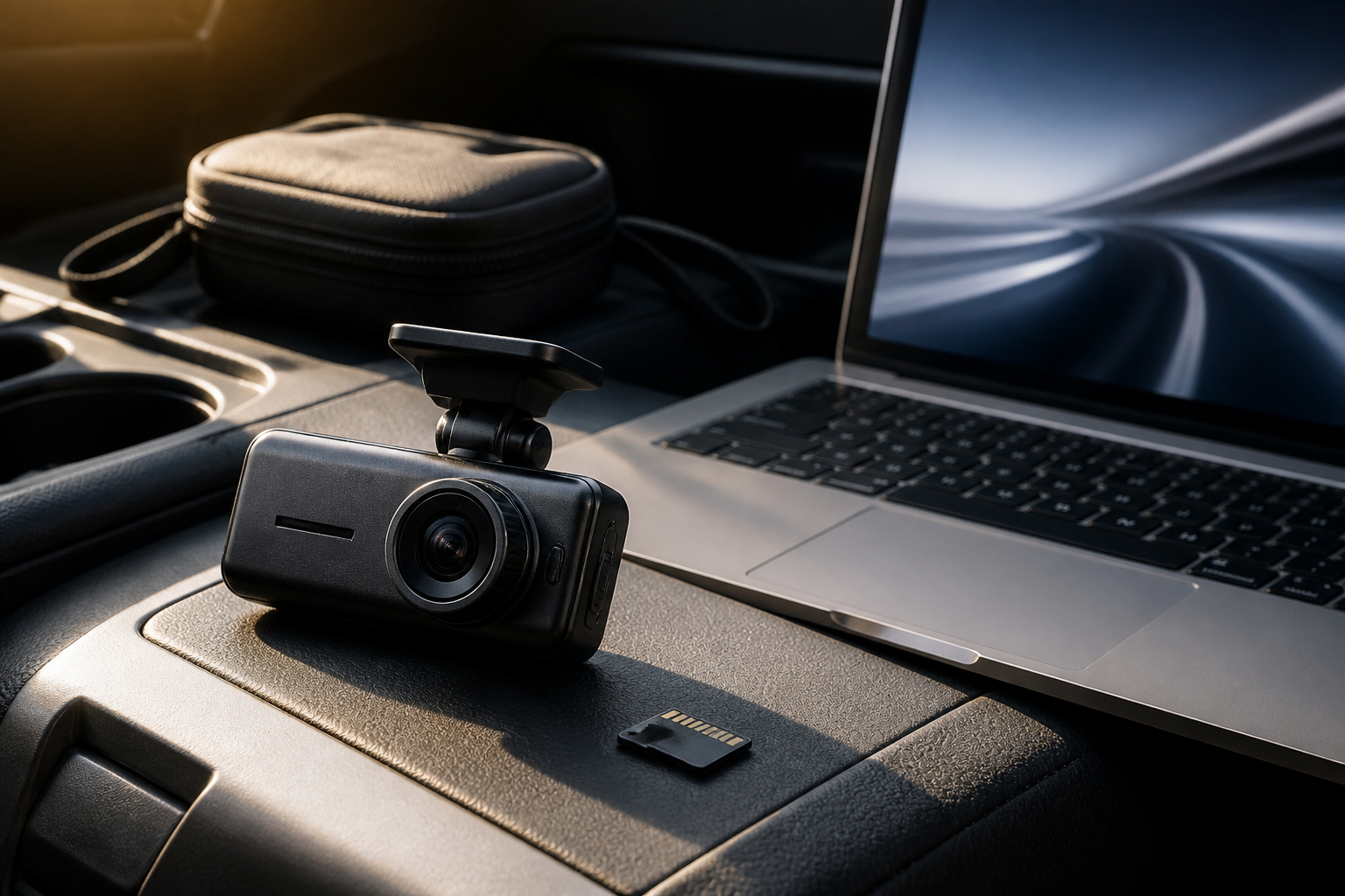 Dashcam Speicherkarte im Sommer Aufnahmen sichern