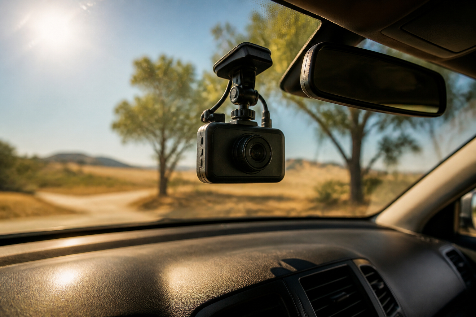 Dashcam im Sommer vor Hitze im aufgeheizten Auto schützen