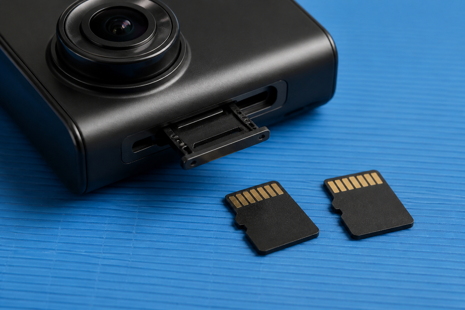 Ersatzkarte für Dashcam und sichere Handhabung einer microSD-Karte