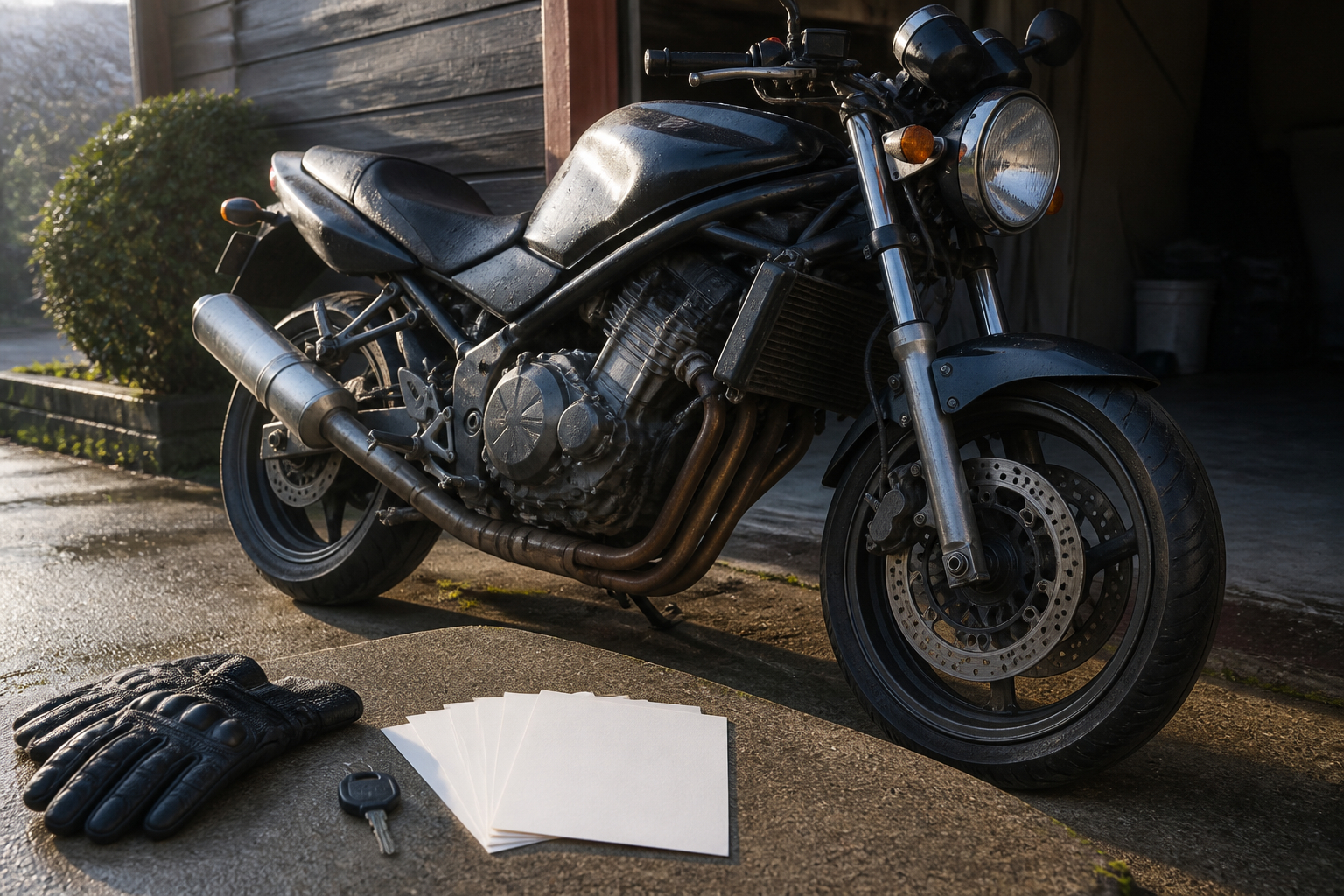 Motorradpapiere und Drosselungsnachweis vor dem Kauf prüfen