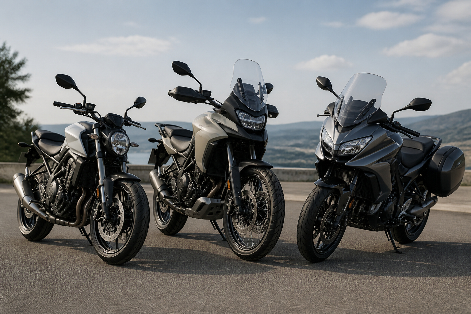 Naked Bike Reiseenduro und Sporttourer für den A2-Führerschein