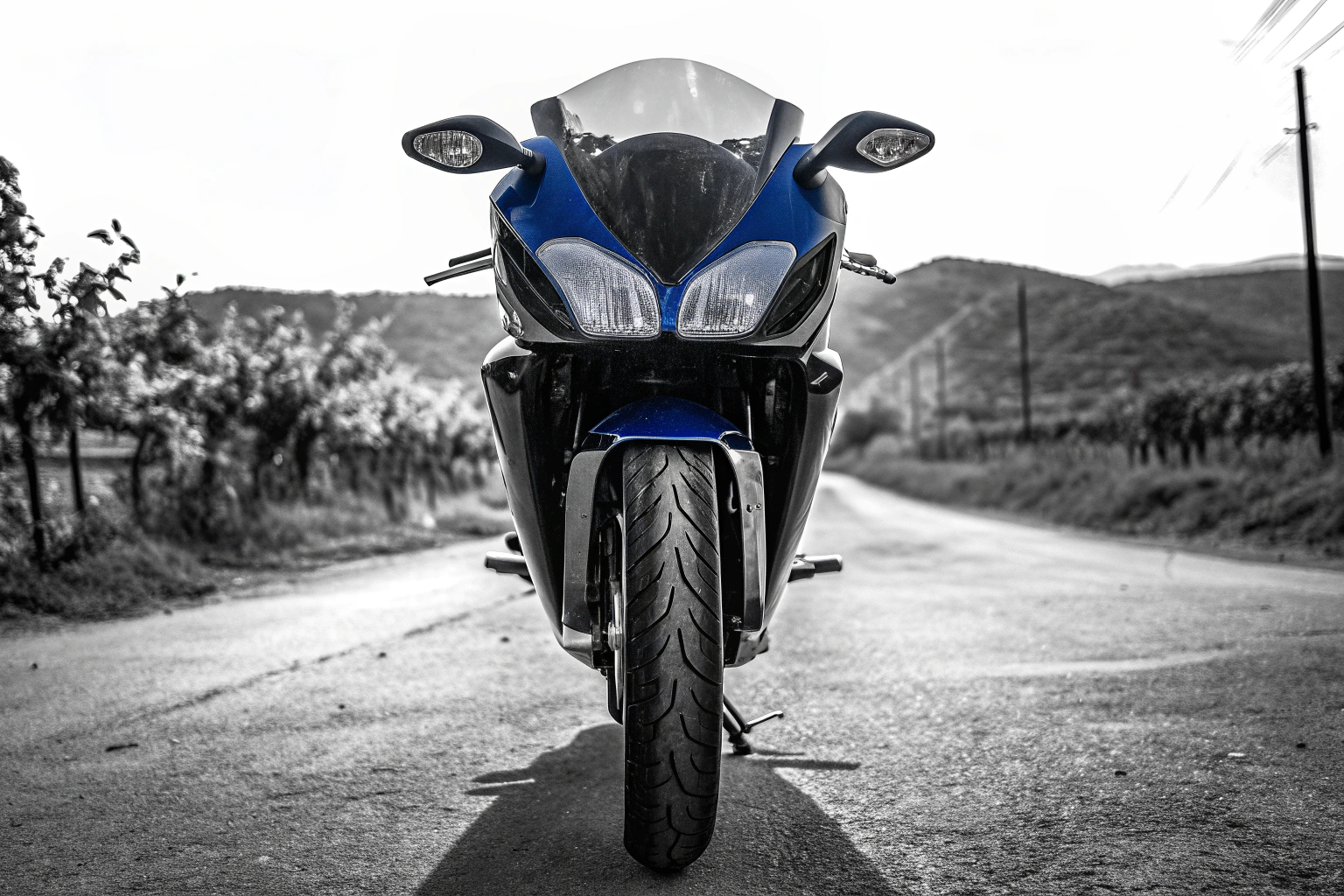 Futuristisches Motorradmodell