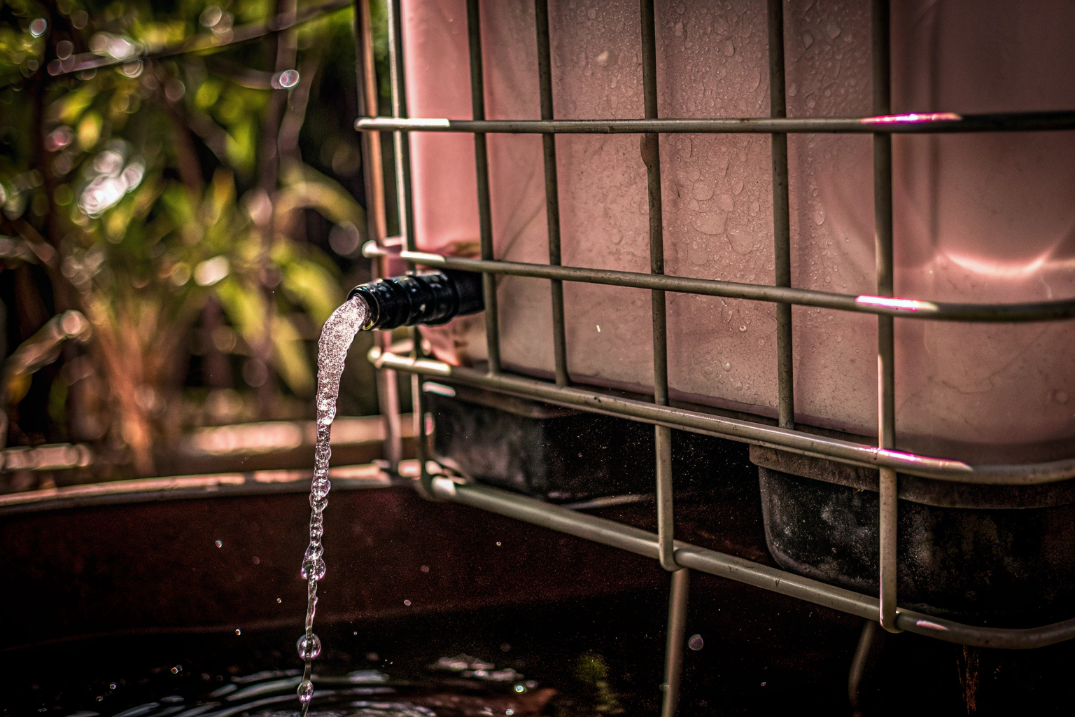 IBC Auslaufhahn für Regenwassertank