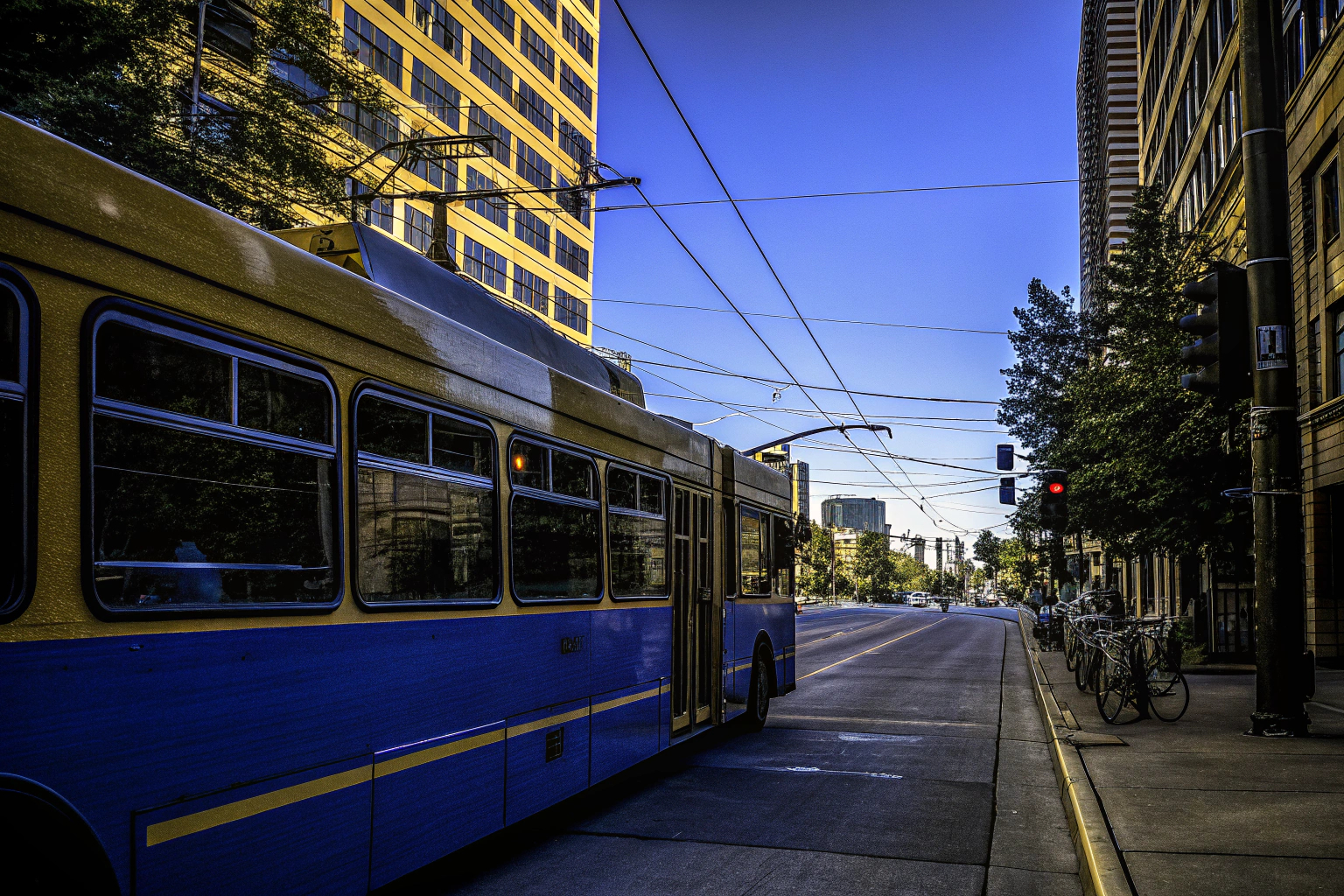 Linienbus im Stadtverkehr
