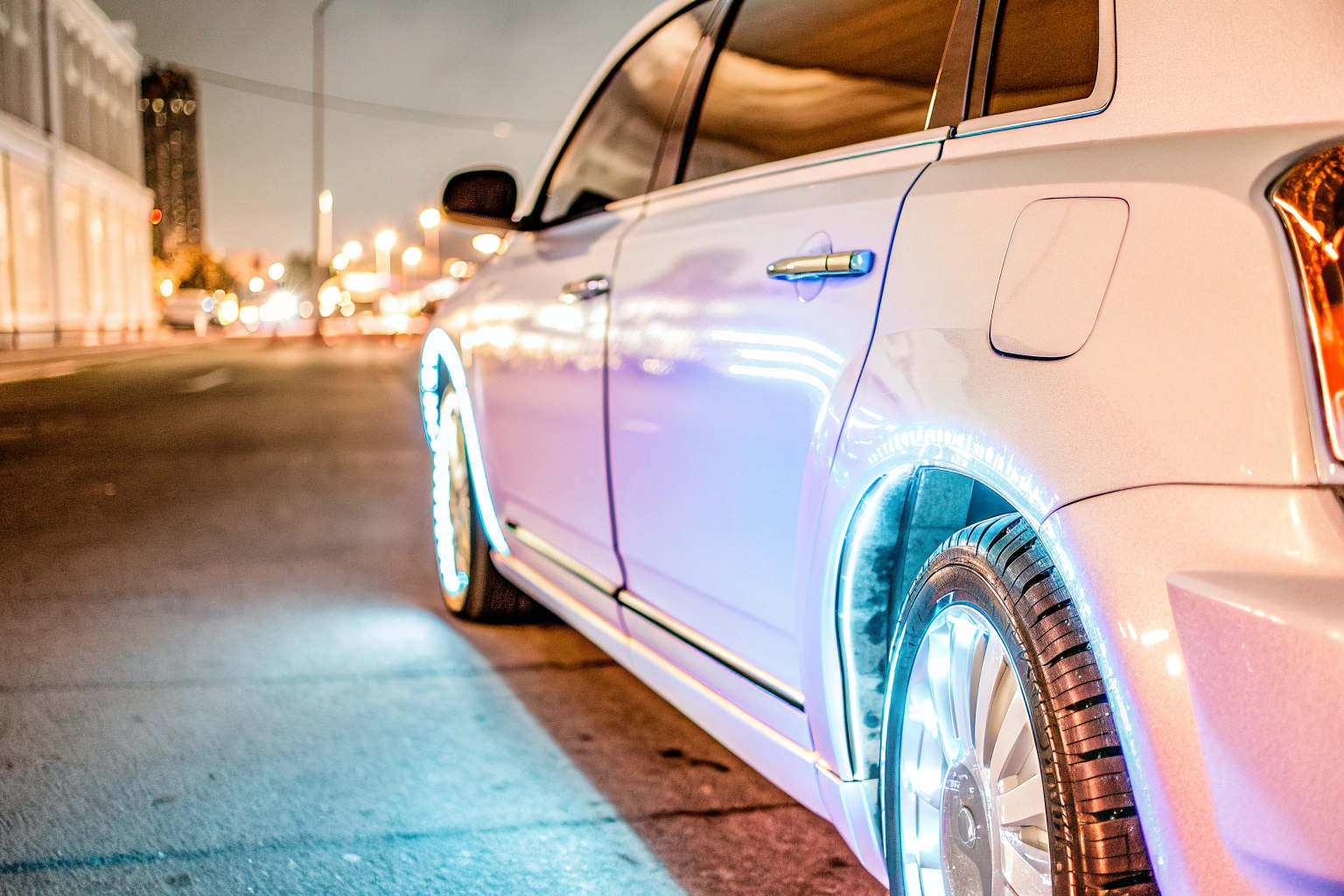 Auto mit LED-Beleuchtung
