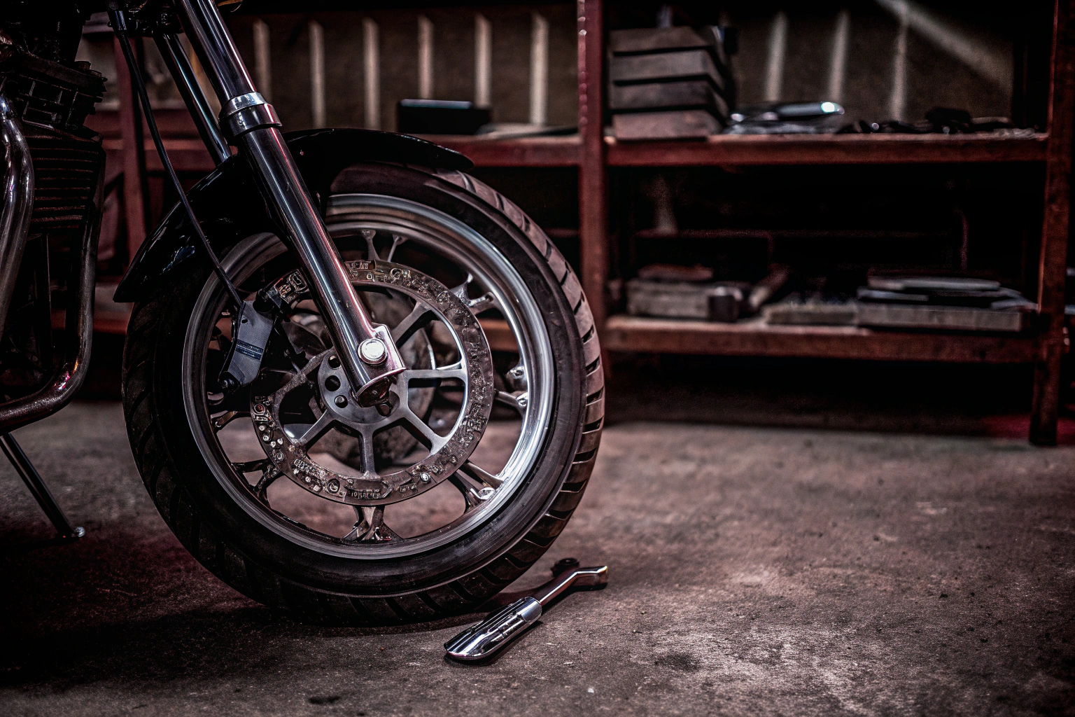 Motorradbremsen prüfen