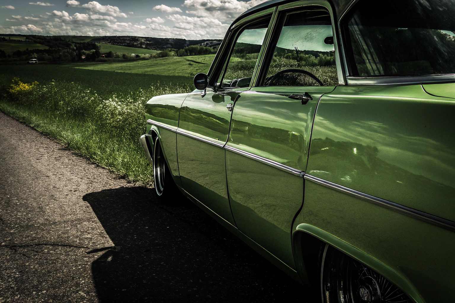 Restaurierter Oldtimer