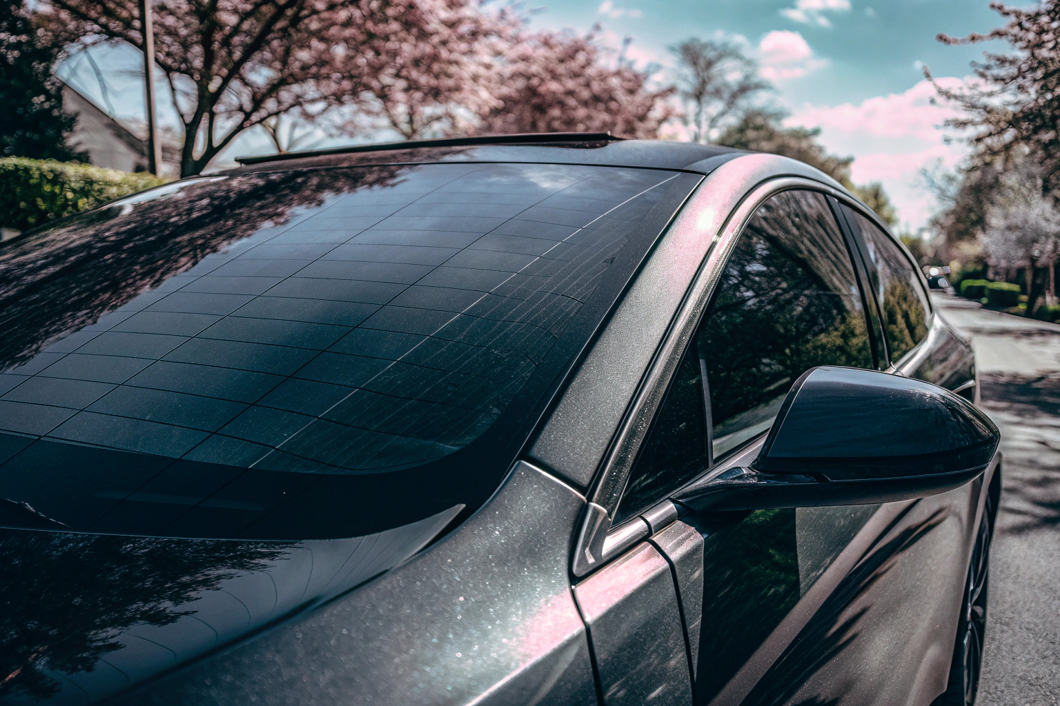 Ein umweltfreundliches Elektroauto, das eine nachhaltige Alternative für junge Fahrer darstellt. Umweltfreundliches Elektroauto