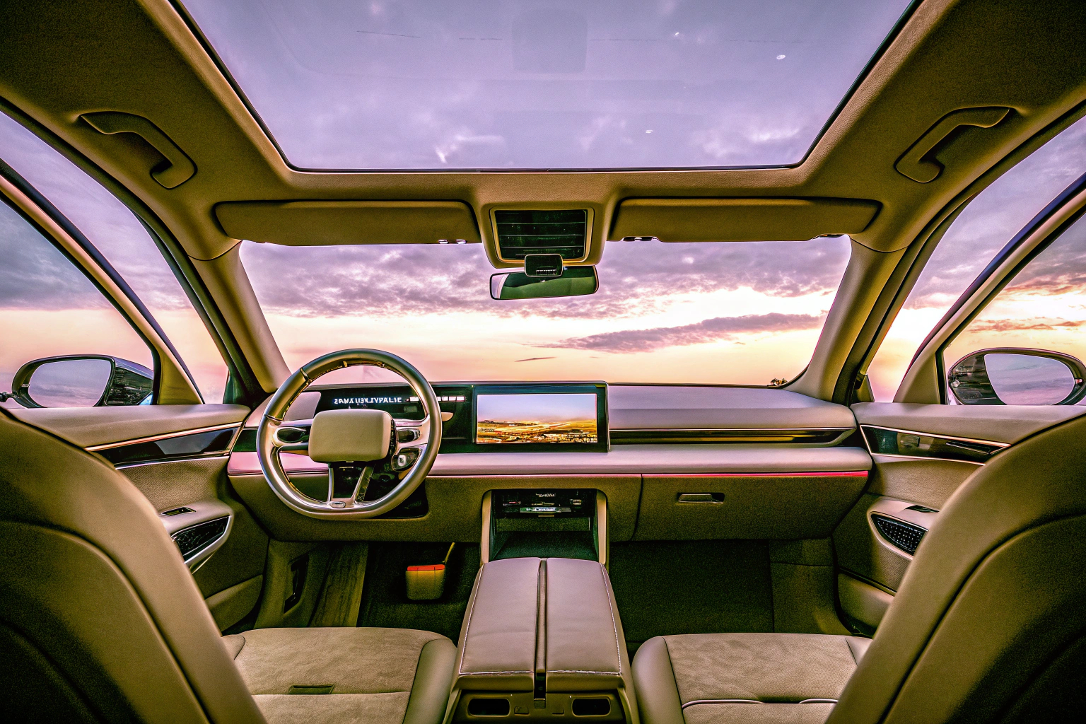 Moderne Fahrerkabine