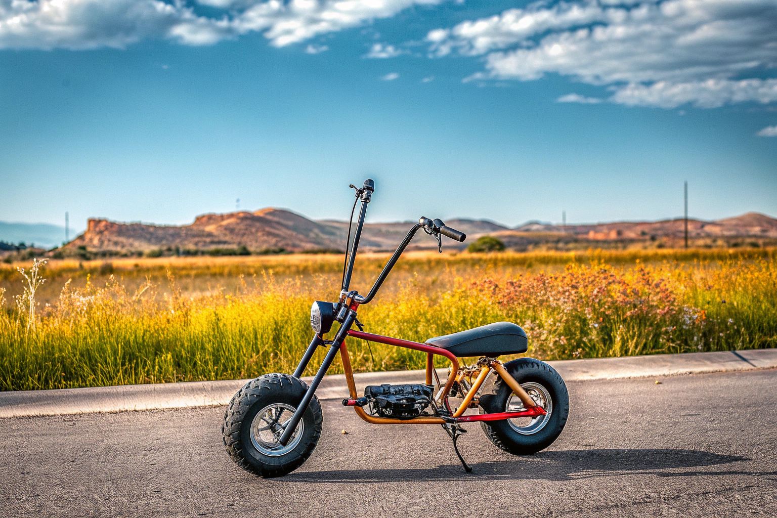 Motorrad Einsteiger beim Fahren