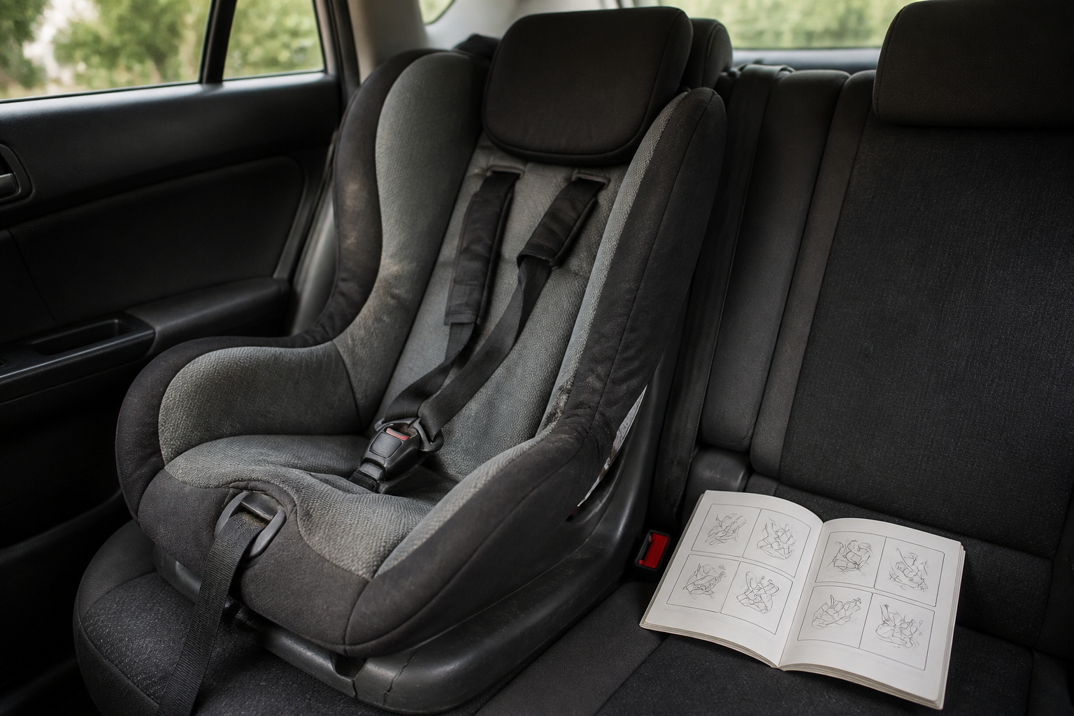 Kindersitz im eigenen Auto vor dem Kauf testen
