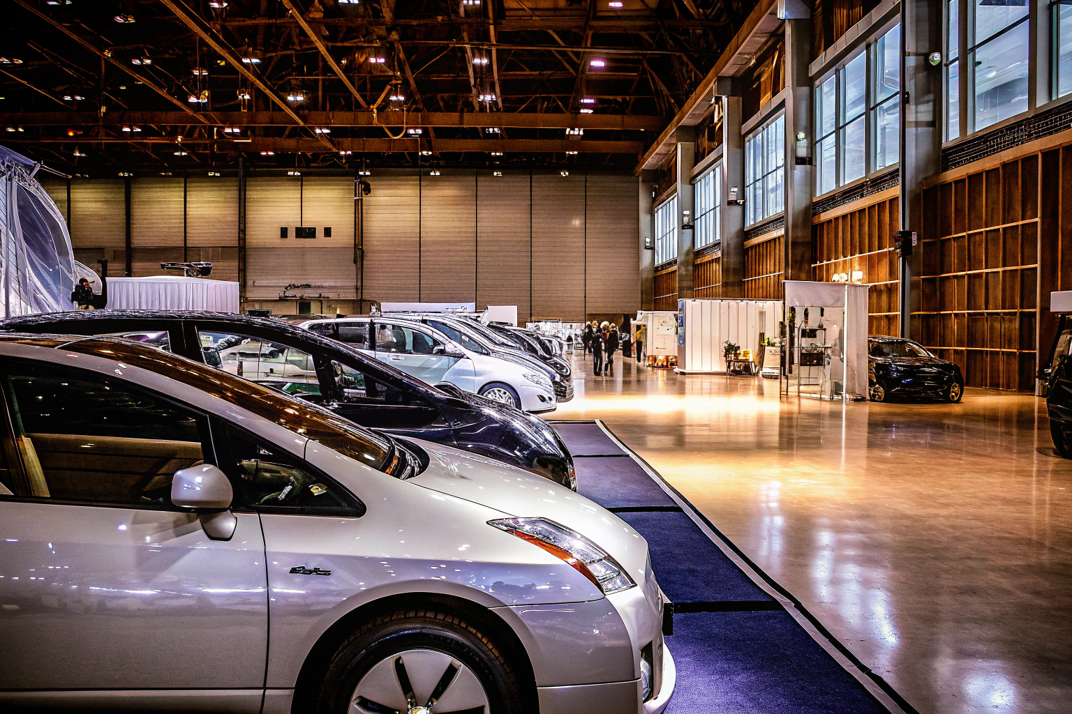 Elektrofahrzeuge auf Autoshows