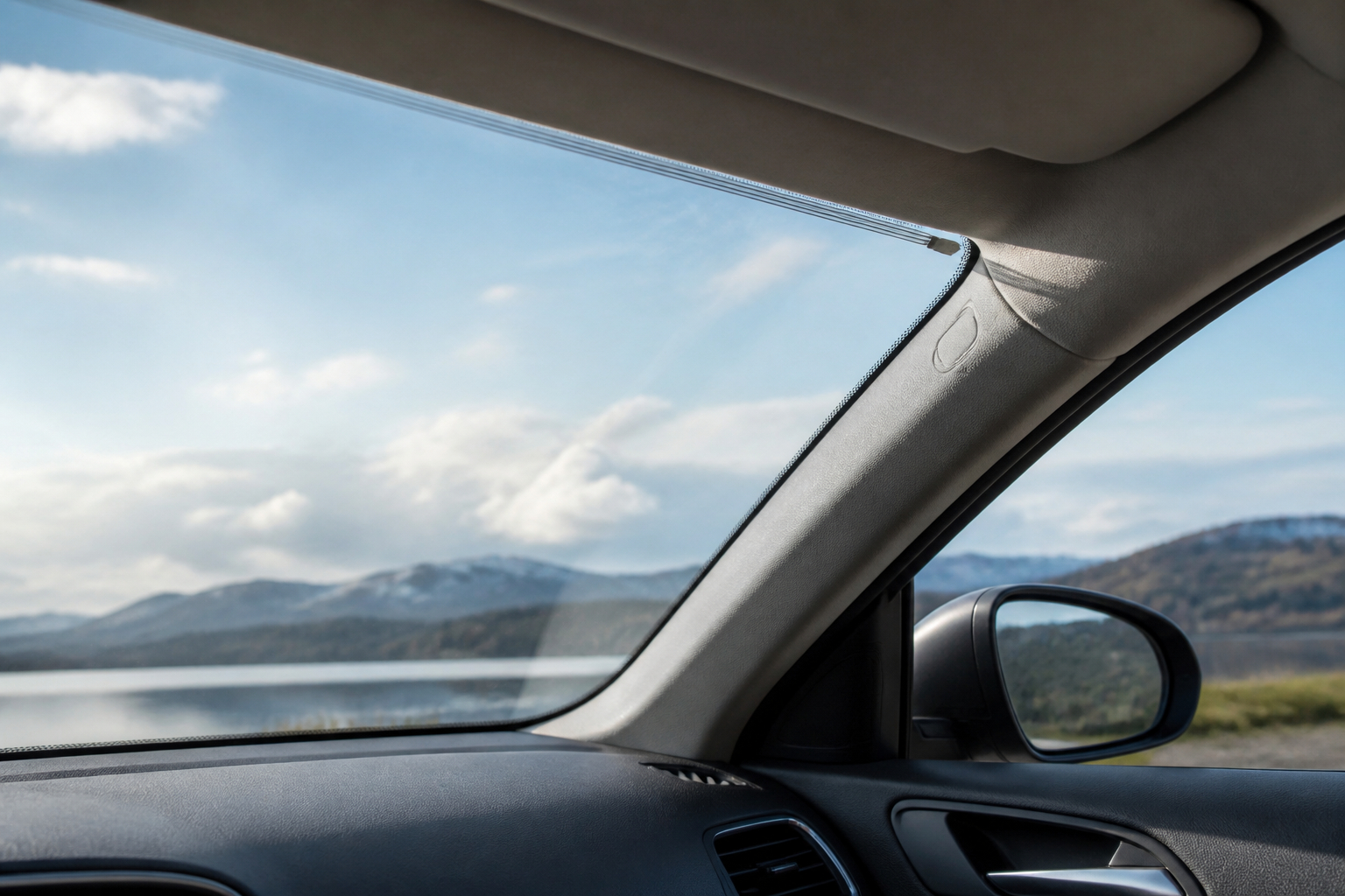 DAB Plus Folienantenne richtig an der Windschutzscheibe im Auto montieren