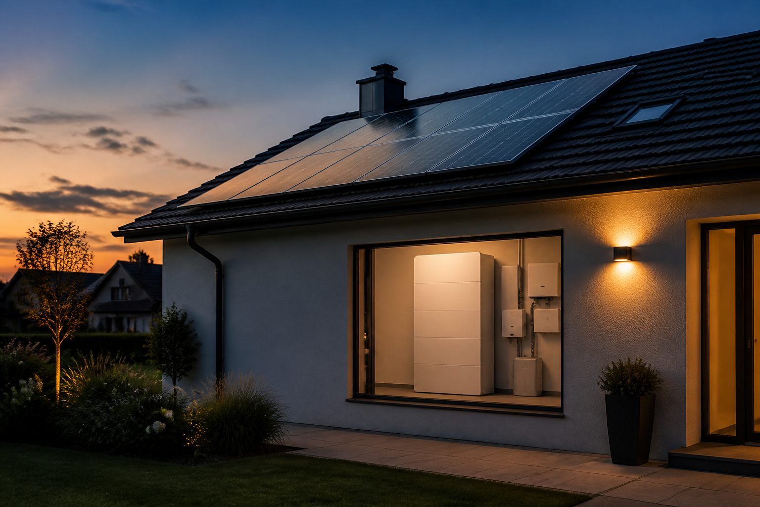 Photovoltaikanlage mit stationärem Second-Life-Batteriespeicher