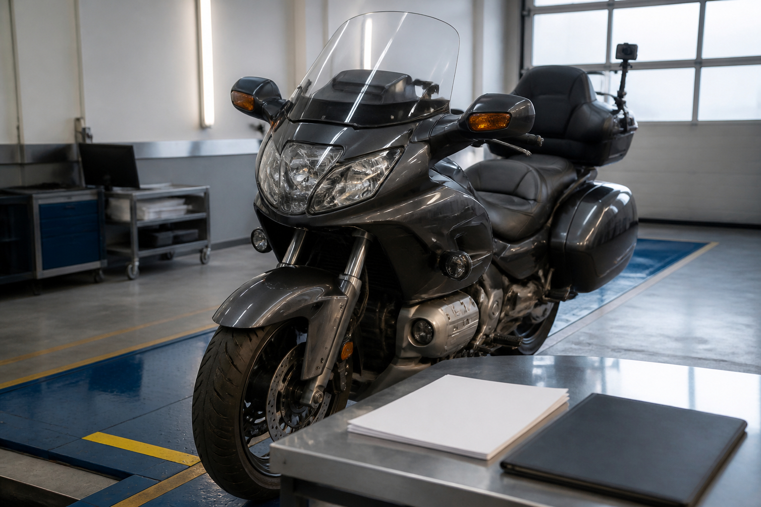 Fahrzeugpapiere und Zubehörnachweise zur Motorrad-HU mitnehmen