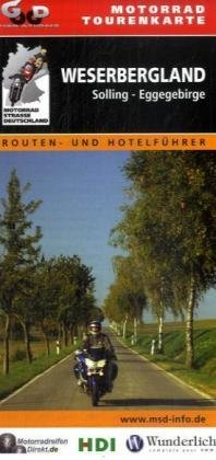Motorrad-Tourenkarte Weserbergland