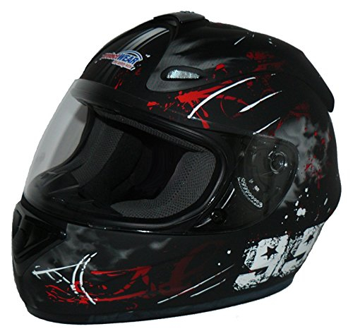 protectWEAR Motorradhelm FS-801-99R