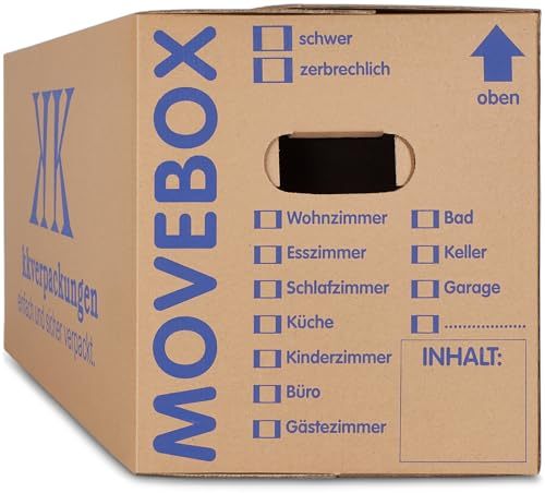 KK Verpackungen 10 x Umzugskartons Movebox