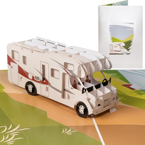 Sweetpopup® Pop Up Karte Wohnmobil