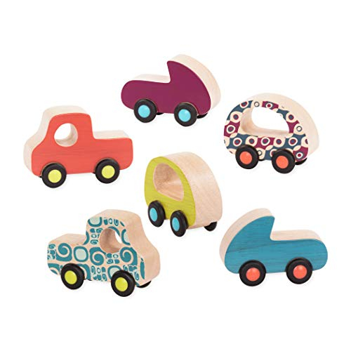 B. toys Holzspielzeug, 6 Spielzeugautos
