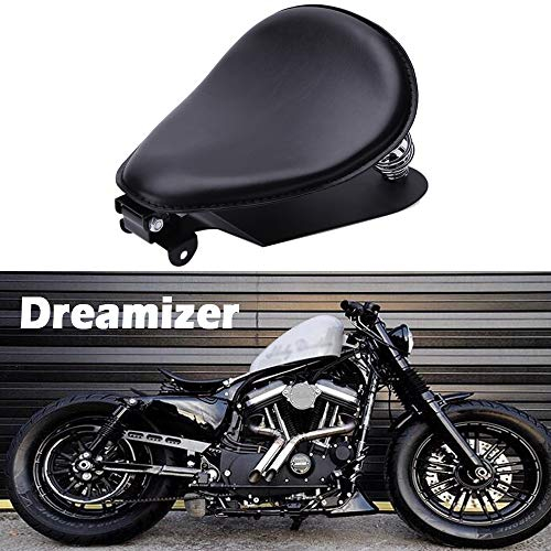 DREAMIZER Schwarzer Motorrad Bobber Sitz