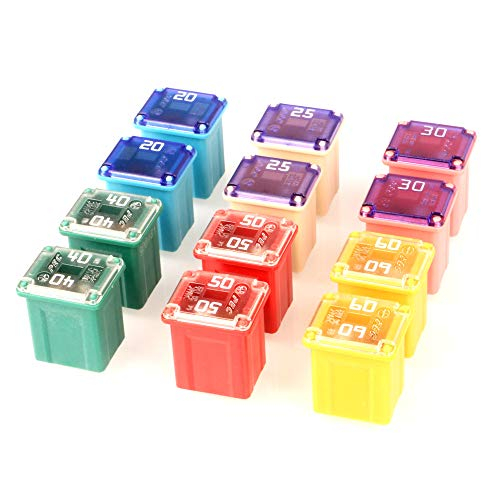 Gebildet 12pcs 12V-24V Low Profile Jcase Blocksicherung Auto Sicherung