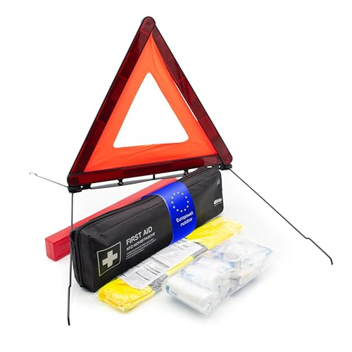 FLEXEO KFZ-Verbandtasche inkl. Warndreieck und Warnweste