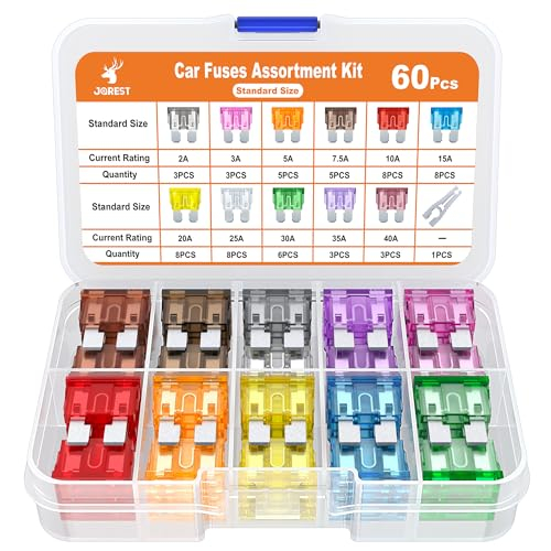 JOREST 60Pcs Standard Kfz Sicherungen Set