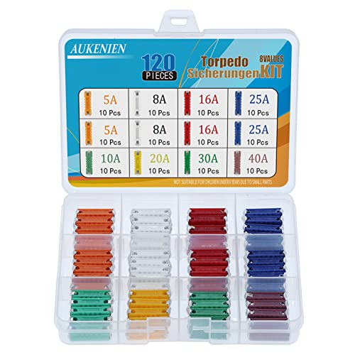 AUKENIEN 8 Values 120pcs Torpedosicherungen