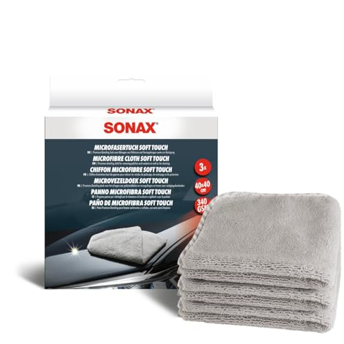 SONAX MicrofaserTuch soft touch (3 Stück)