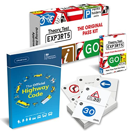 The Highway Code 2022 UK + 128 Straßenschilder Flash Cards