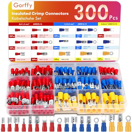 Gorffy Kabelschuhe 300 Pcs