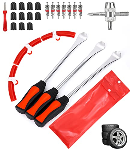JOFLVA Reifenheber, Reifen Hebel Werkzeug Löffel, Reifen Montiereisen, Tire Spoons Lever Iron Tool Kits