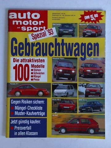 Gebrauchtwagen - Die 100 attraktivsten Modelle