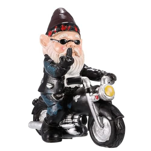 Guidre Gartenzwerg Motorrad Zwerge