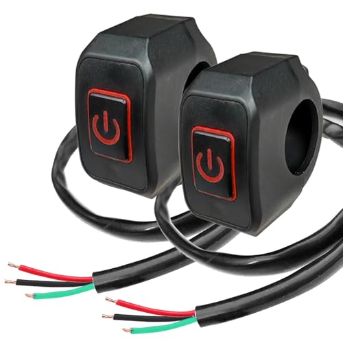 Gebildet IP65 Wasserdichter 22-mm-7/8-Zoll-Lenkerscheinwerferschalter